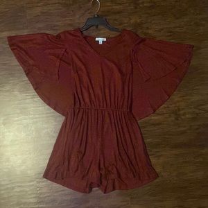 Maroon romper